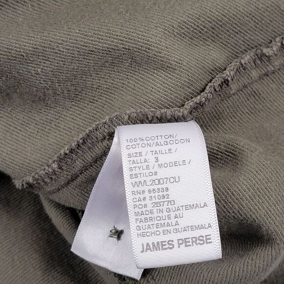 James Perse Argn Cargo Chore Button Up Jacket Womens sz 3 Coat - Picture 10 of 12